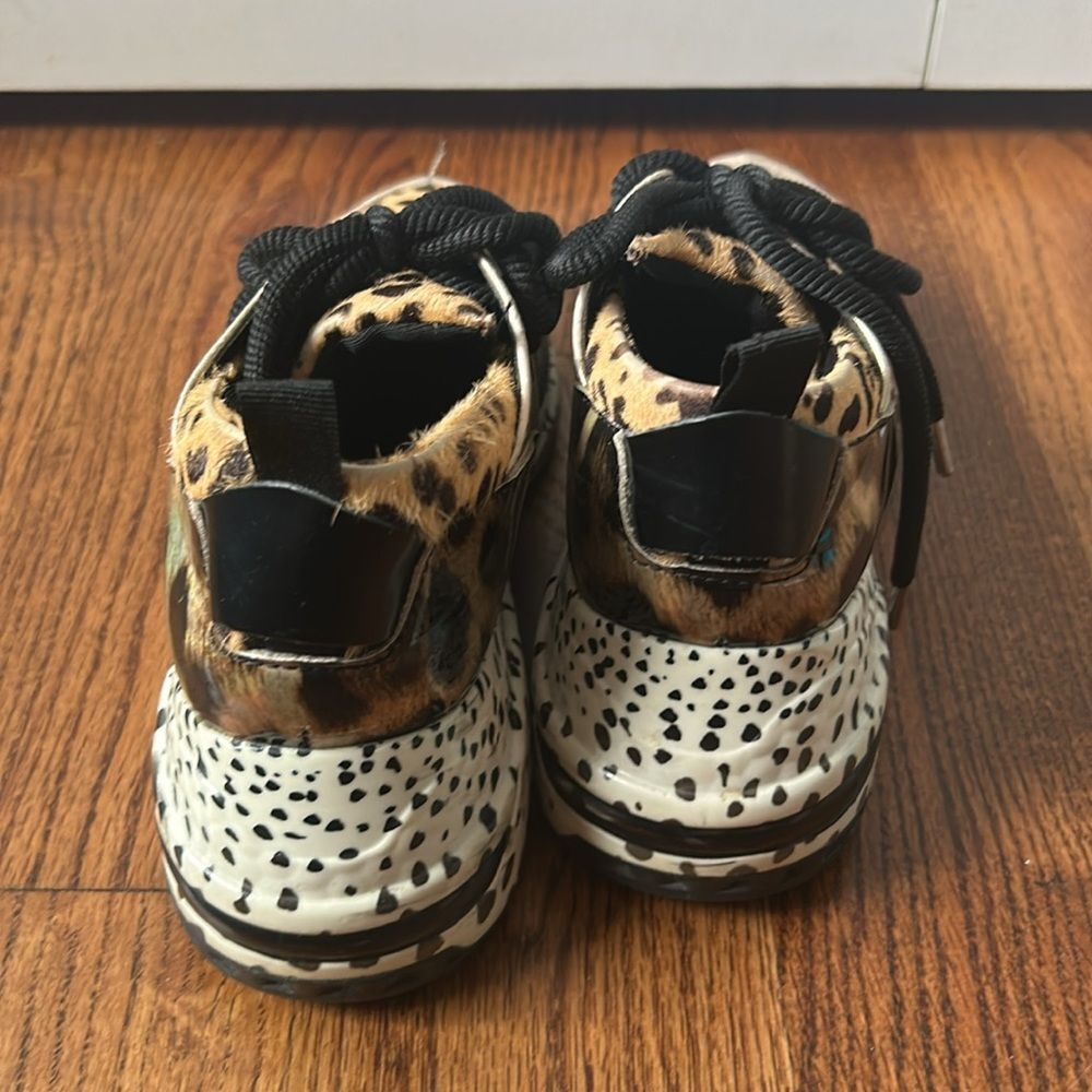 Steve Madden Cliff Cheetah Print Platform Shoes S… - image 4